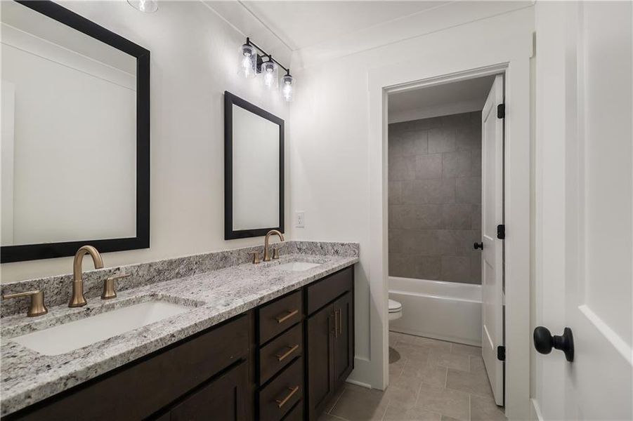 Furnished interior view inside a new home in Stonegate, Monroe (Image 12).