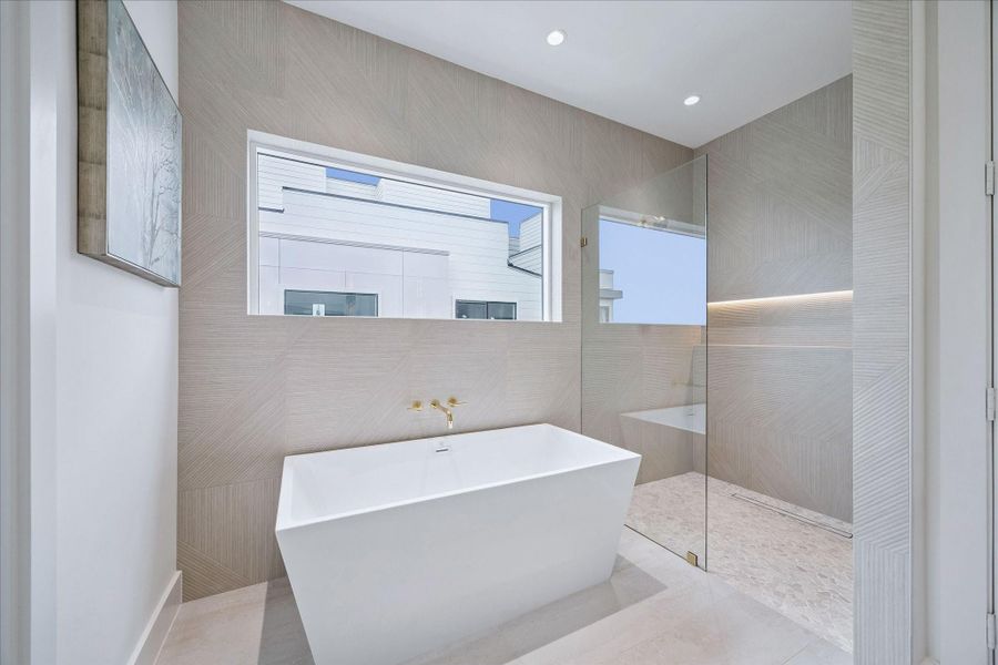 Furnished interior view inside a new home in , Houston (Image 15).