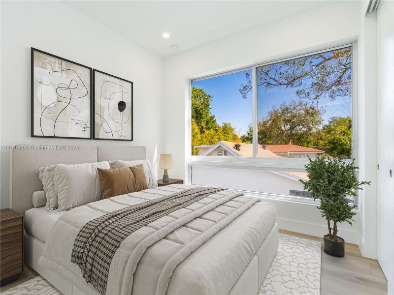 Furnished interior view inside a new home in , Fort Lauderdale (Image 10).