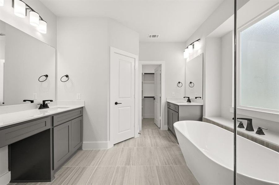 Furnished interior view inside a new home in Westside Preserve, Midlothian (Image 11).