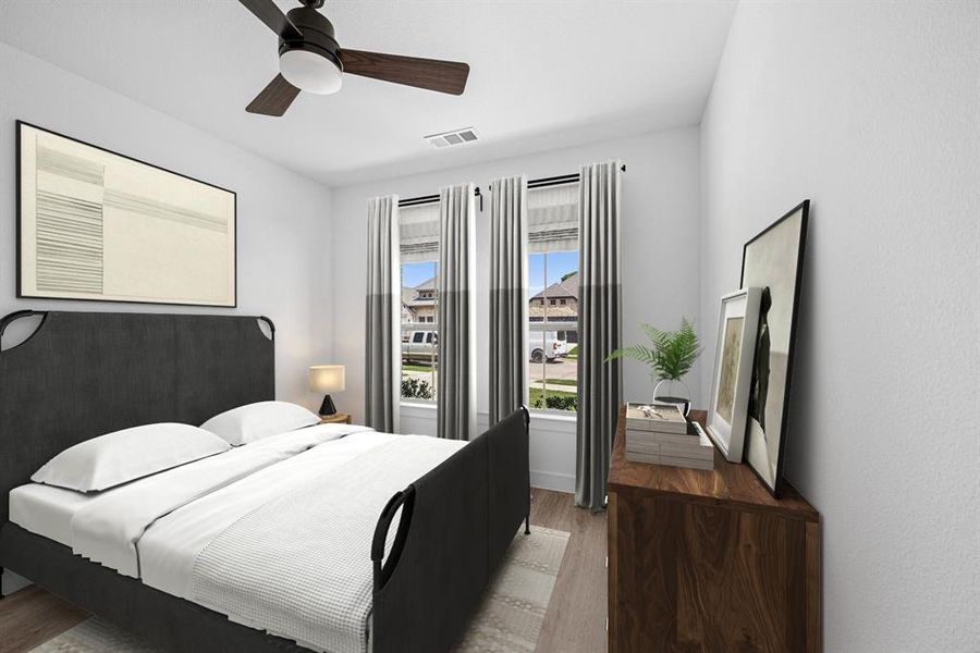 Furnished interior view inside a new home in Sterling Greene, Arlington (Image 24). Furnished interior view inside a new home in Sterling Greene, Arlington (Image 24).