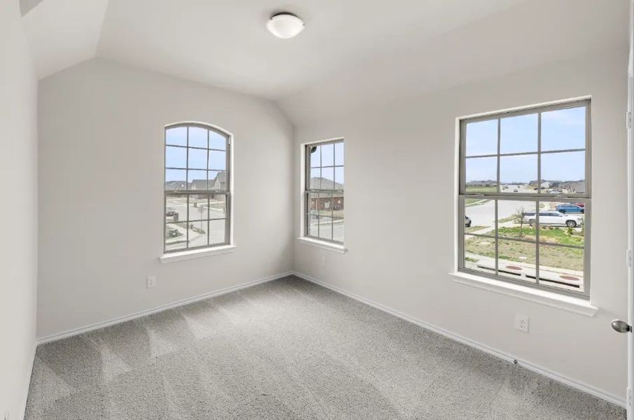 Front exterior of a new home in Sanger Circle, Sanger, TX, highlighting curb appeal (Image 10).