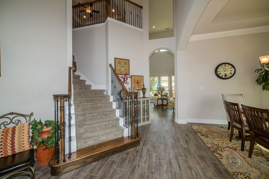 Representative furnished interior of a home built from the The Biltmore by Whitestone Custom Homes in Johnson Ranch, Bulverde (Image 8). Representative furnished interior of a home built from the The Biltmore by Whitestone Custom Homes in Johnson Ranch, Bulverde (Image 8).