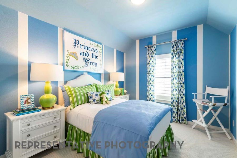 Furnished interior view inside a new home in Pomona, Manvel (Image 7).