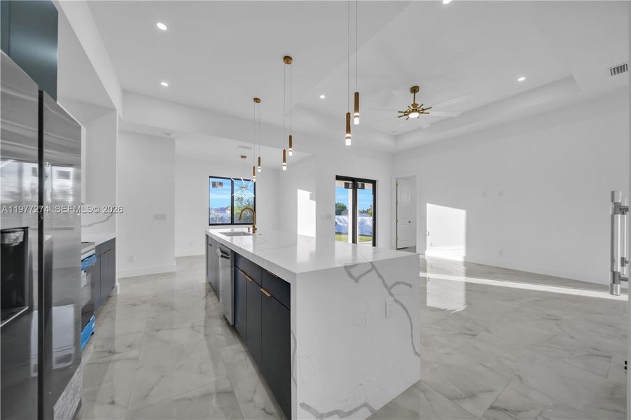 Furnished interior view inside a new home in , Cape Coral (Image 11).