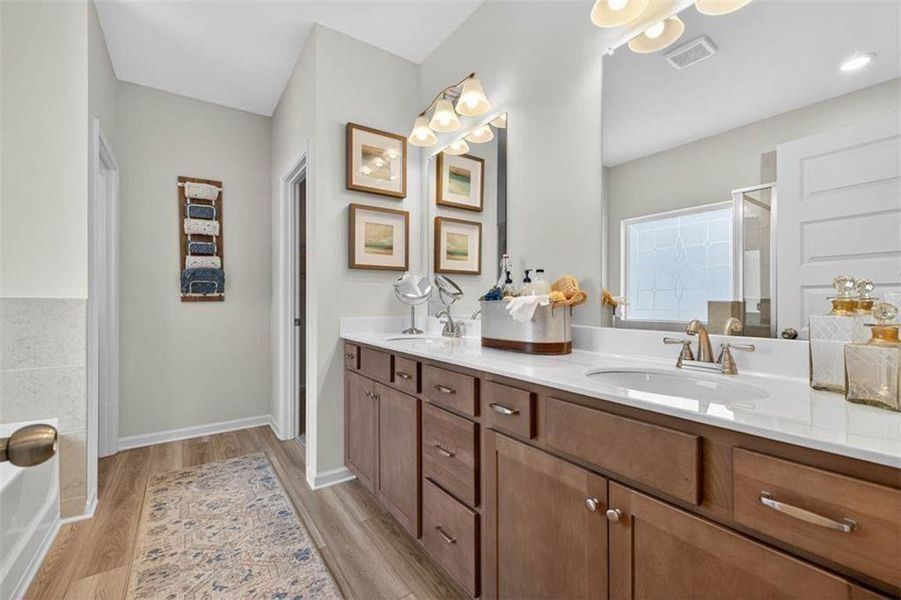 Furnished interior view inside a new home in Laurel Ridge, Rock Spring (Image 33).