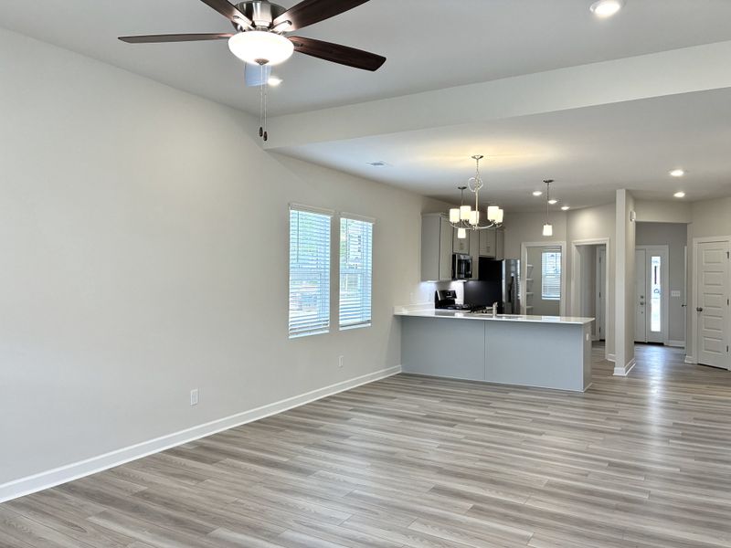 Spacious, unfurnished interior of a new home in Miller Park, Greenville (Image 9). Spacious, unfurnished interior of a new home in Miller Park, Greenville (Image 9).