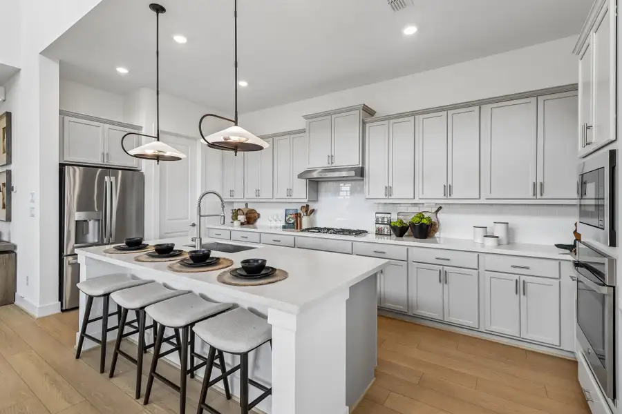Representative furnished interior of a home built from the Sullivan by Taylor Morrison in Ryehill, Rosenberg (Image 5).