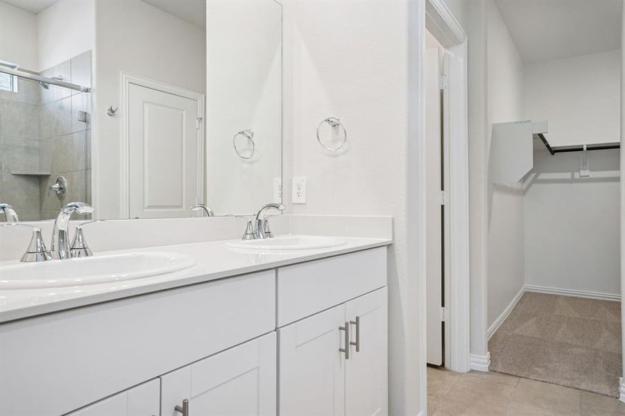 Furnished interior view inside a new home in Simpson Crossing - Spring Series, McKinney (Image 7). Furnished interior view inside a new home in Simpson Crossing - Spring Series, McKinney (Image 7).