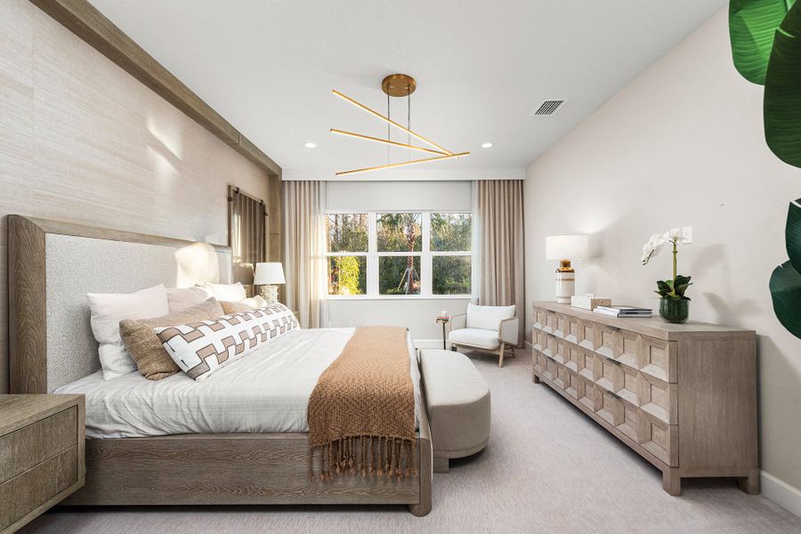 Representative furnished interior of a home built from the Claudia by GL Homes in Valencia Ridge (55+), Wesley Chapel (Image 11).