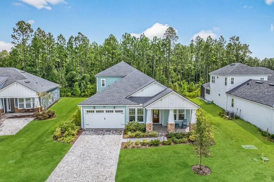 Front exterior of a new home in , St. Augustine, FL, highlighting curb appeal (Image 32).