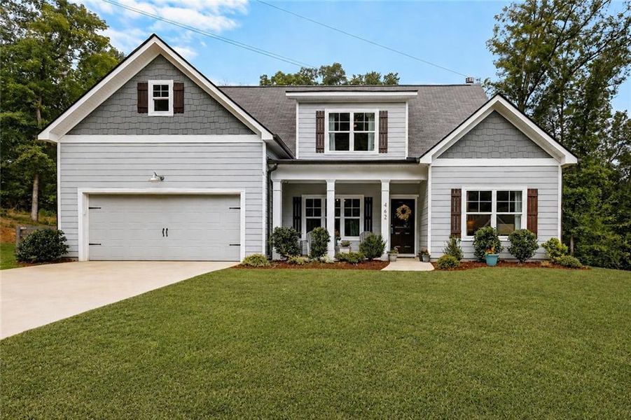 Front exterior of a new home in , Athens, GA, highlighting curb appeal (Image 1). Front exterior of a new home in , Athens, GA, highlighting curb appeal (Image 1).