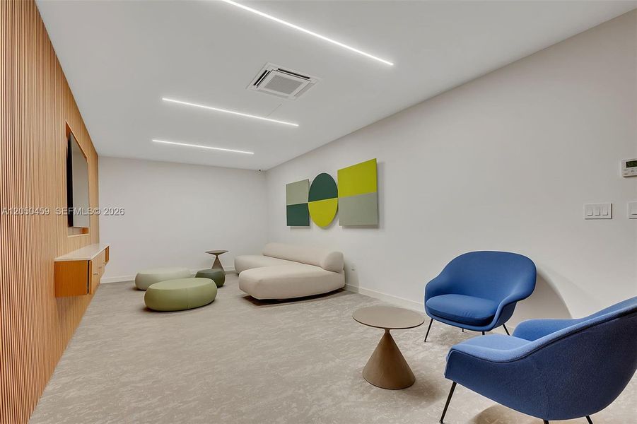 Furnished interior view inside a new home in , Miami (Image 6). Furnished interior view inside a new home in , Miami (Image 6).
