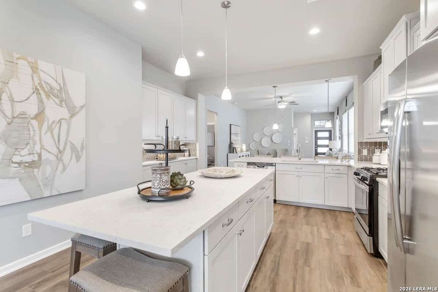 Furnished interior view inside a new home in Legacy at Lake Dunlap, New Braunfels (Image 8).