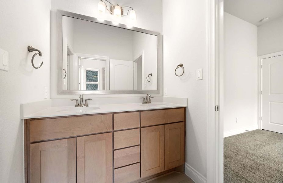 Representative furnished interior of a home built from the 3099 by Ravenna Homes in The Highlands 55′, Porter (Image 16). Representative furnished interior of a home built from the 3099 by Ravenna Homes in The Highlands 55′, Porter (Image 16).