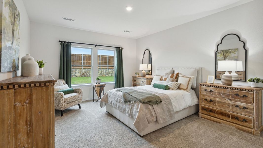 Furnished interior view inside a new home in Wildcat Ranch, Crandall (Image 16).