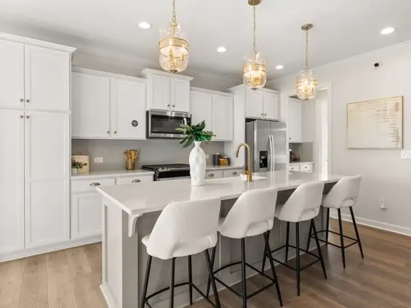 Representative furnished interior of a home built from the Montcrest by True Homes in Deerwood Place, North Charleston (Image 3).