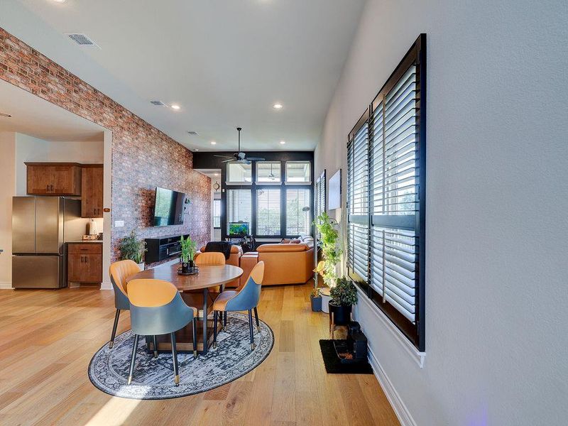 Furnished interior view inside a new home in , Liberty Hill (Image 8).