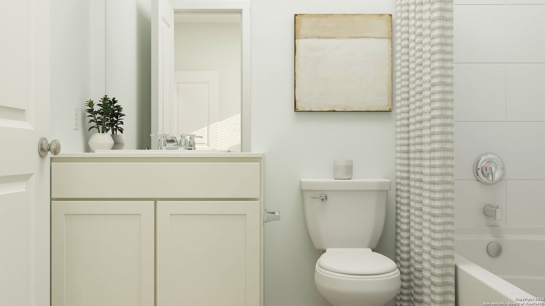 Furnished interior view inside a new home in Kyndwood, New Braunfels (Image 17). Furnished interior view inside a new home in Kyndwood, New Braunfels (Image 17).