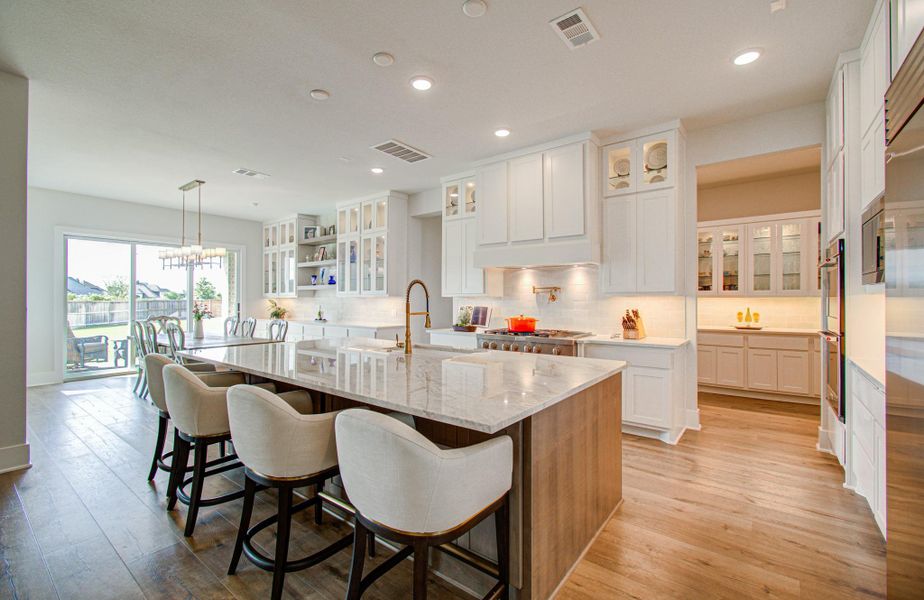 Furnished interior view inside a new home in , Manvel (Image 32).