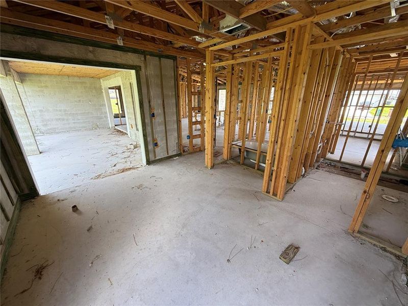 In-progress construction of a new home in , Cape Coral, FL (Image 15).