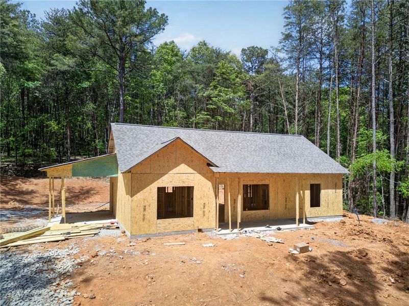 In-progress construction of a new home in , Lindale, GA (Image 27).