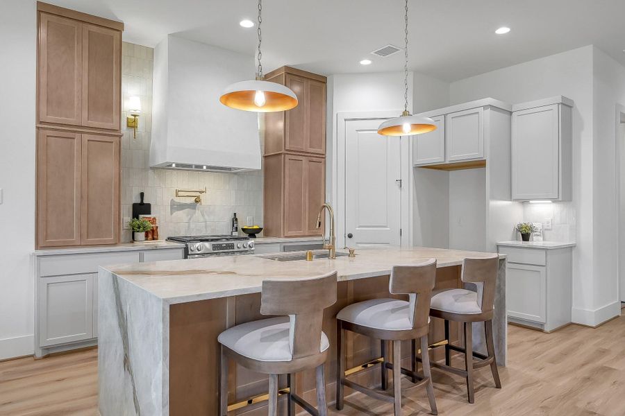 Furnished interior view inside a new home in , Willis (Image 3).