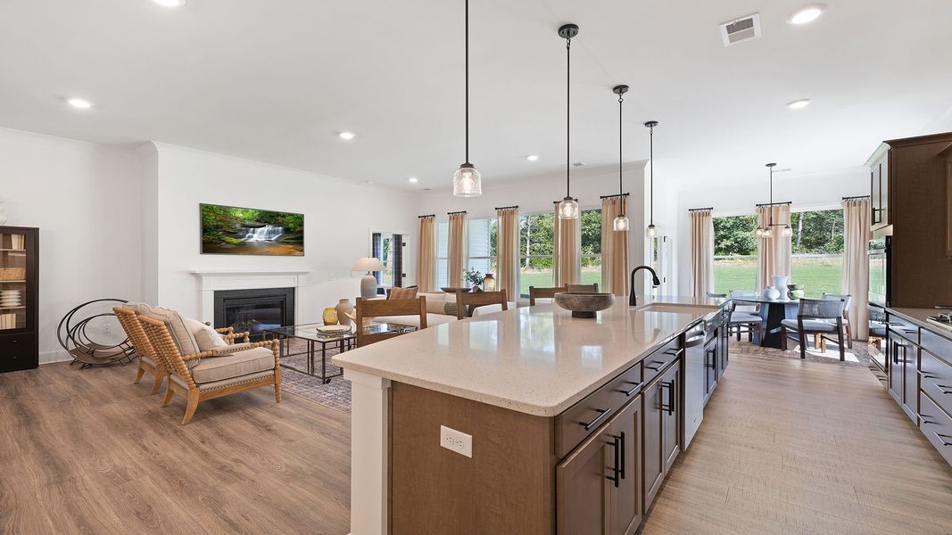 Furnished interior view inside a new home in Adams Glen, Greenville (Image 17).