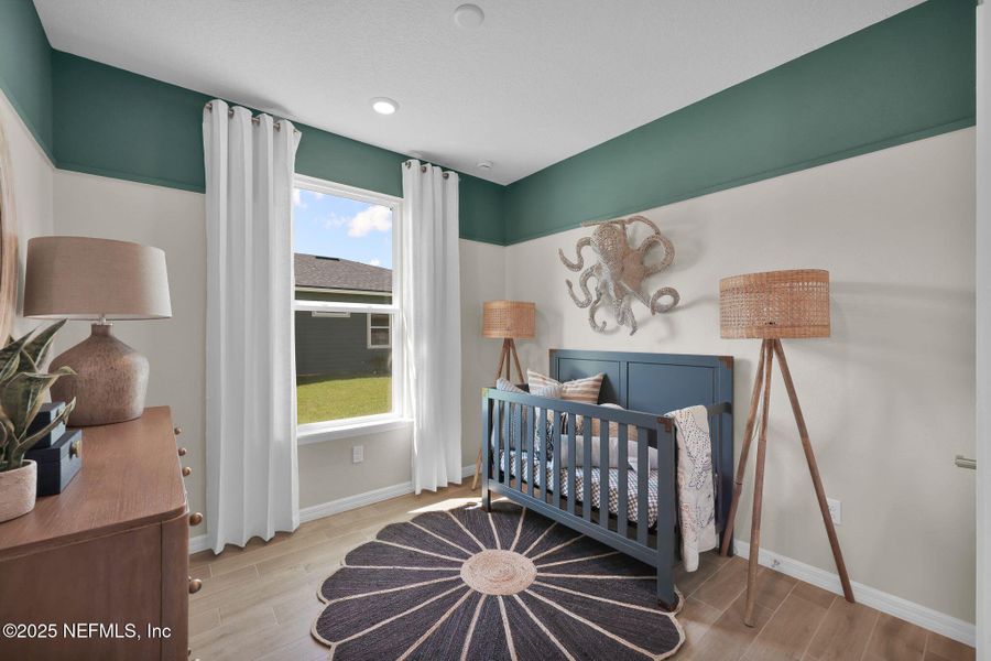 Furnished interior view inside a new home in Del Webb Wildlight, Yulee (Image 18). Furnished interior view inside a new home in Del Webb Wildlight, Yulee (Image 18).