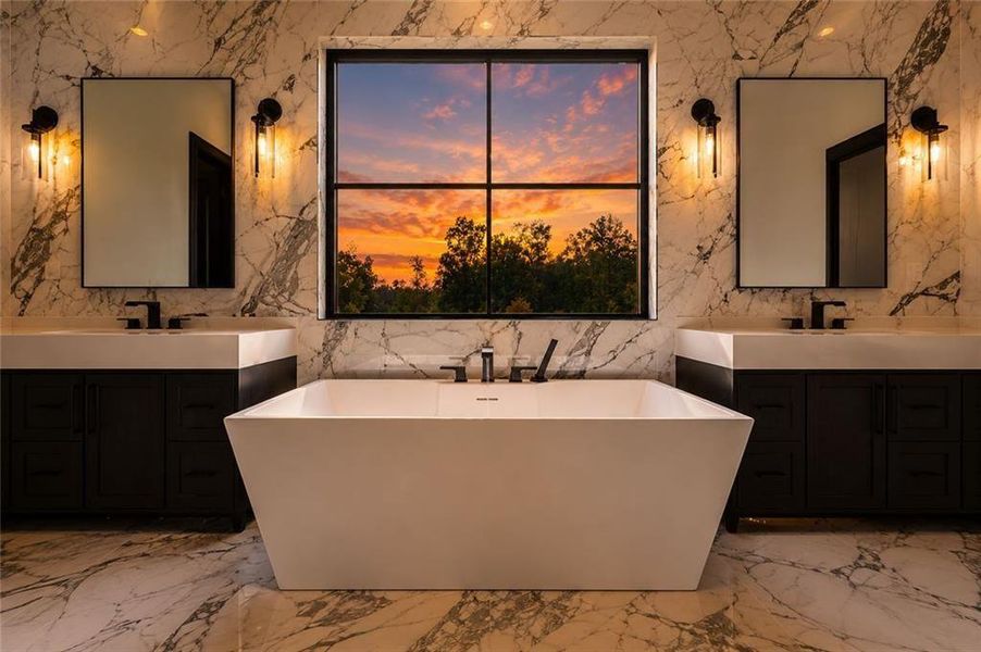 Furnished interior view inside a new home in , Alpharetta (Image 37).