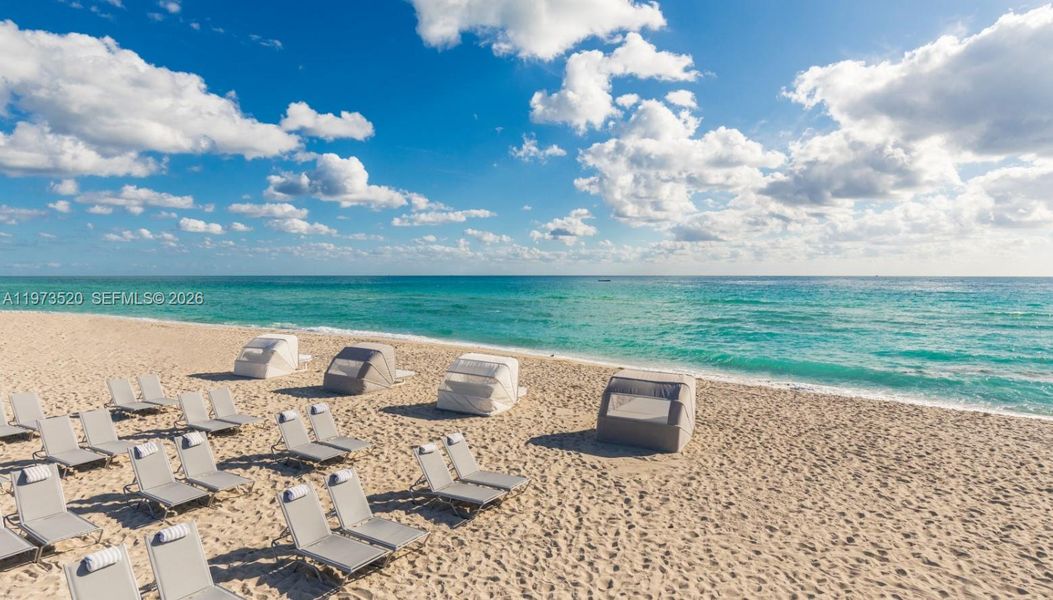 Private beach club 2 blocks away!