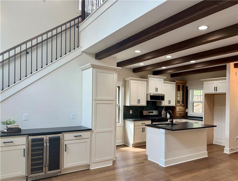 Furnished interior view inside a new home in , Ellijay (Image 9).