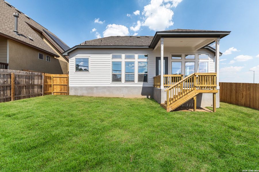 Exterior details and patio area of a home in , Castroville (Image 3).