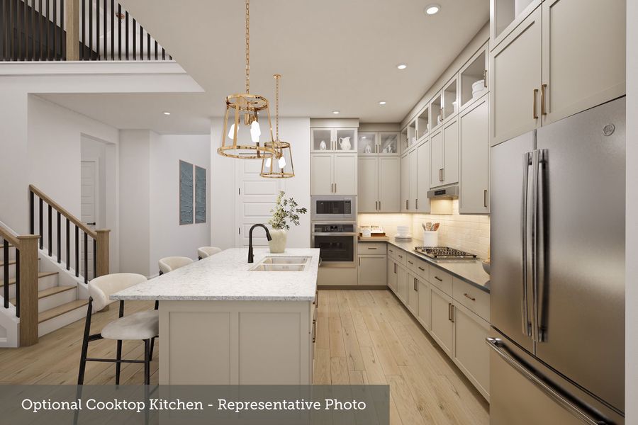 Furnished interior view inside a new home in Ridgeline, McKinney (Image 6).