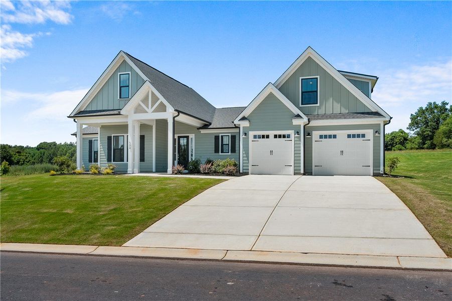 A welcoming facade with a classic porch entrance, A welcoming facade with a classic porch entrance,