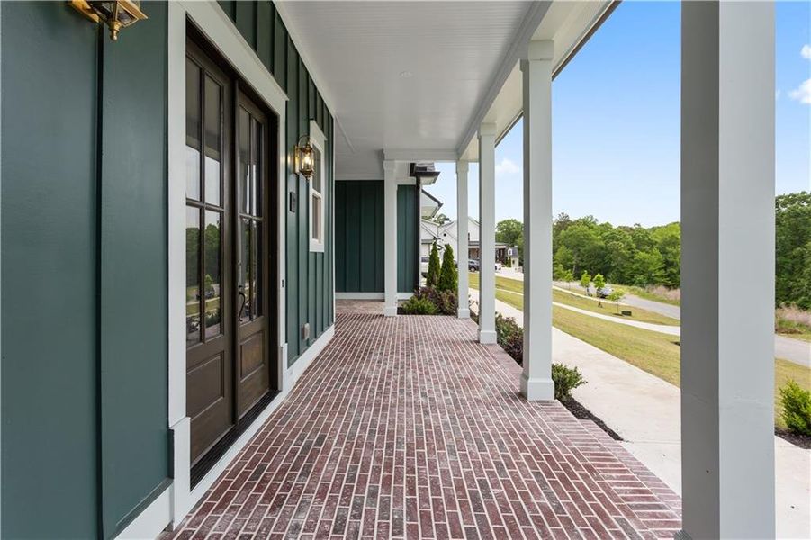 Exterior details and patio area of a home in , Dacula (Image 33).