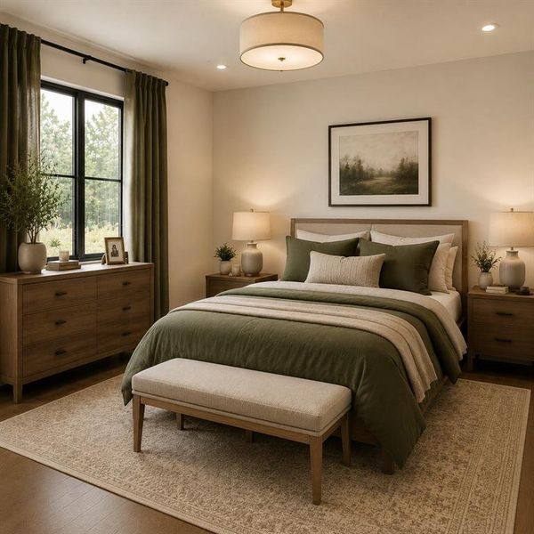 Furnished interior view inside a new home in , Gordonville (Image 6).