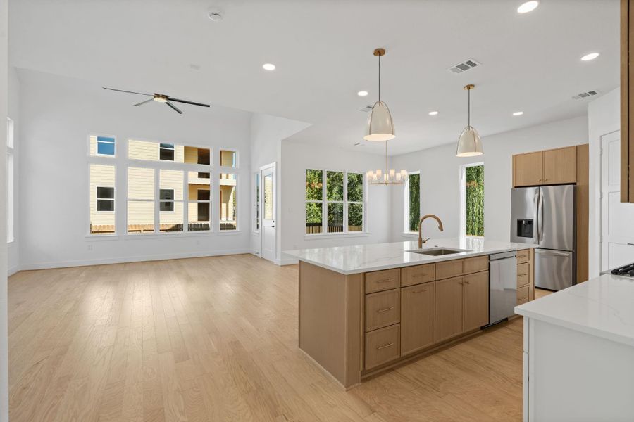 Furnished interior view inside a new home in , Houston (Image 12). Furnished interior view inside a new home in , Houston (Image 12).