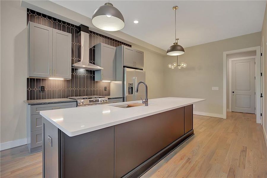 Furnished interior view inside a new home in , Atlanta (Image 8).