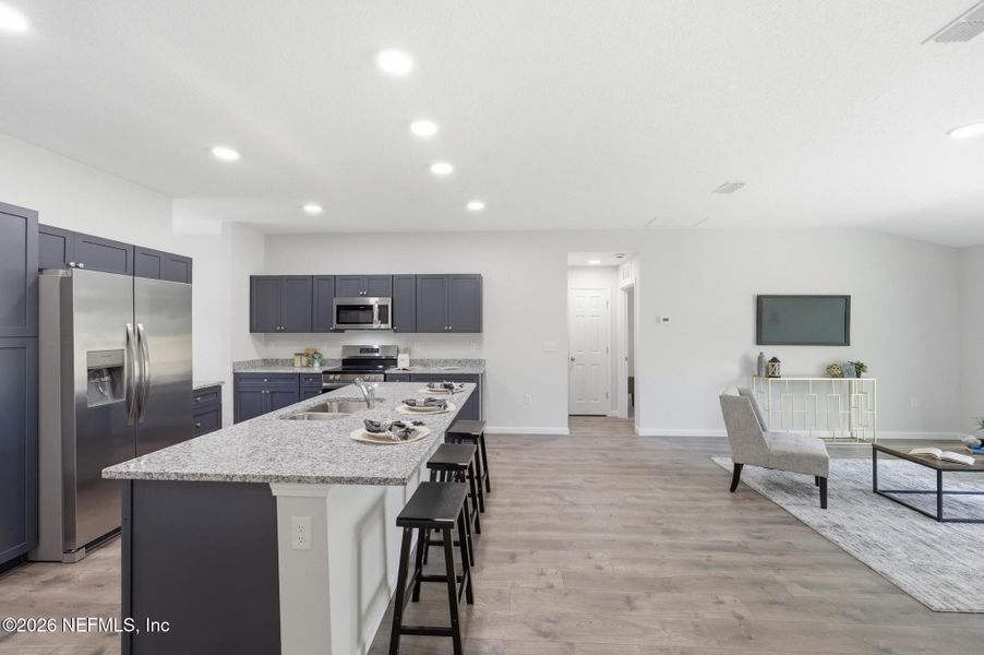 Furnished interior view inside a new home in , Jacksonville (Image 5).