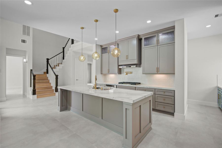 Furnished interior view inside a new home in , Spring (Image 11).