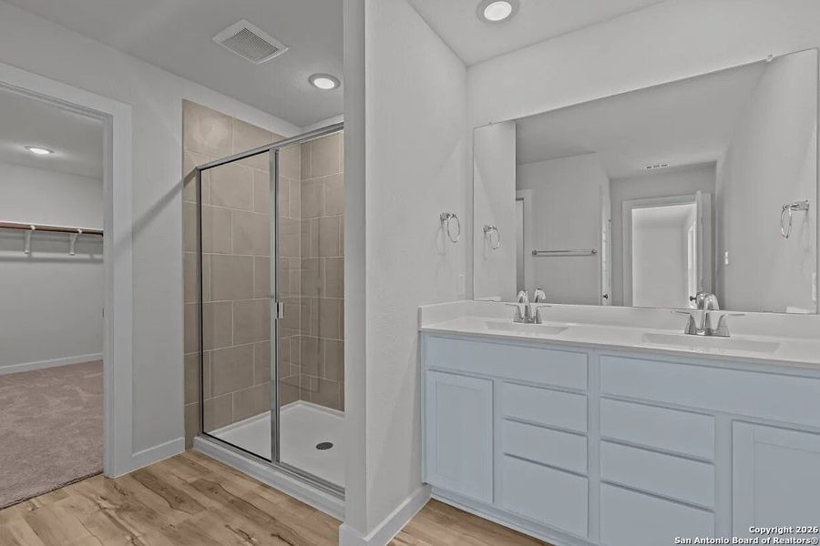 Furnished interior view inside a new home in Summerlin, San Antonio (Image 6).