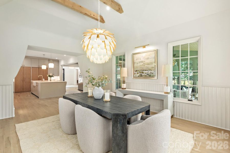 Furnished interior view inside a new home in , Charlotte (Image 14).