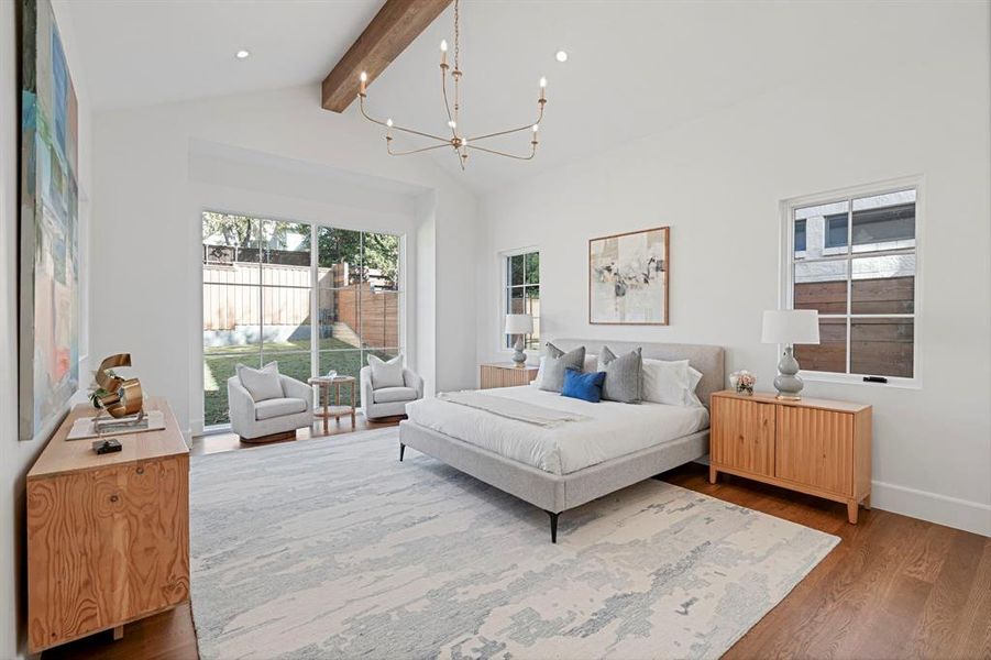 Furnished interior view inside a new home in , Dallas (Image 7).