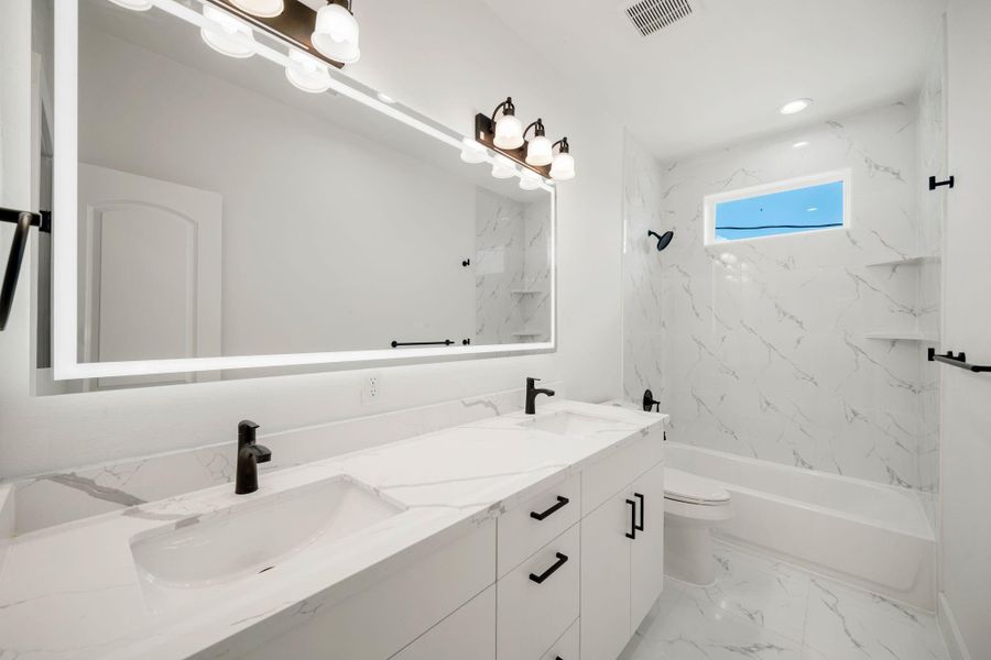 Furnished interior view inside a new home in , Houston (Image 16).