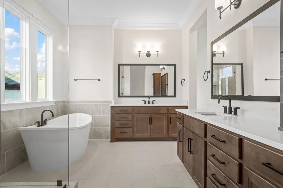 The Belvidere C Primary Suite Bathroom