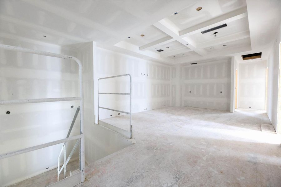 2nd Floor Game Room is pre-wired for surround sound and is the central area around all secondary bedrooms & flexroom upstairs.