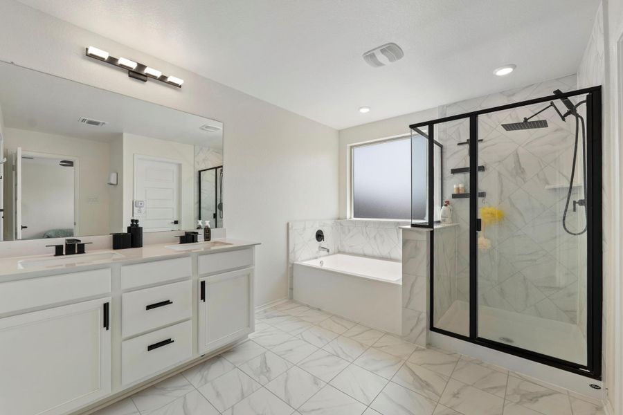 Furnished interior view inside a new home in Sonterra - Cool Water, Jarrell (Image 11).