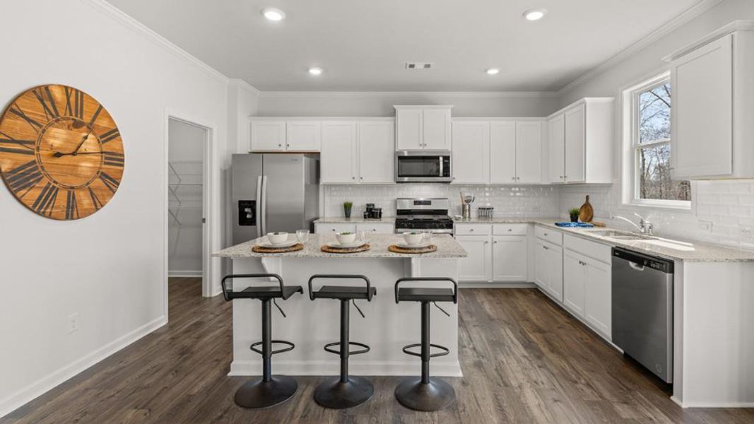 Furnished interior view inside a new home in Lost Creek, Dallas (Image 11).