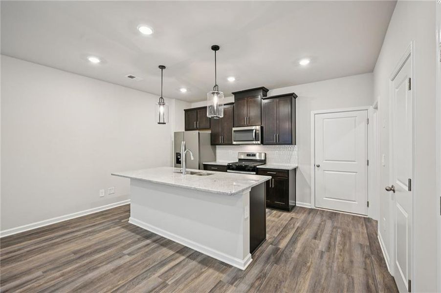 Furnished interior view inside a new home in , Conyers (Image 8).
